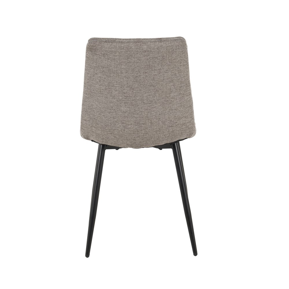 Silla Louise Marrón Pata Negra - Silla tapizada de diseño moderno – UKUKHOME.COM