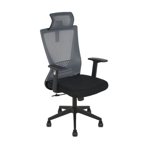 Silla Escritorio Roman Negra Y Gris - Silla de escritorio ergonómica – UKUKHOME.COM