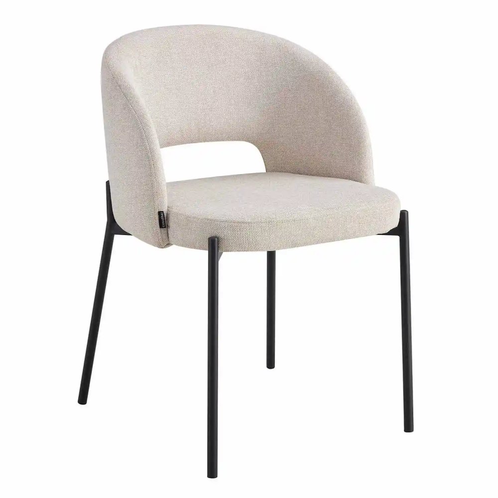 Silla tapizada color arena | Venta de Muebles Online