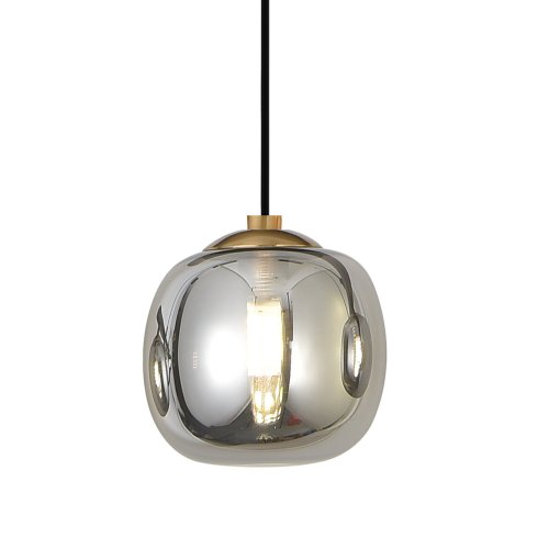 Lámpara Colgante Oko color Fumé 1 Luz Ø15Cm - Lámpara colgante - UKUKHOME.com