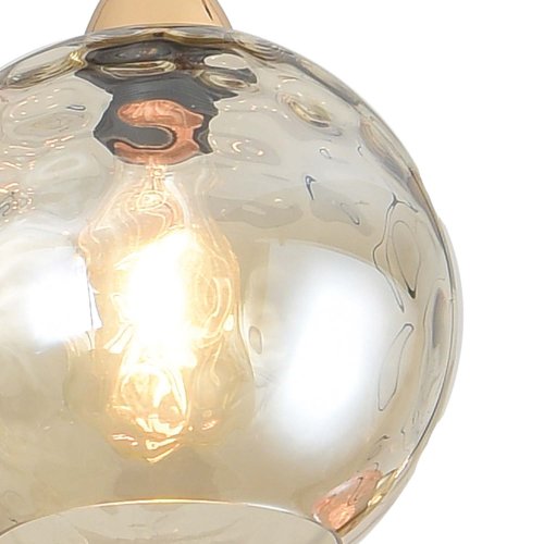 Lámpara Colgante 1 Luz Lyria Ámbar - Lámpara colgante - UKUKHOME.com