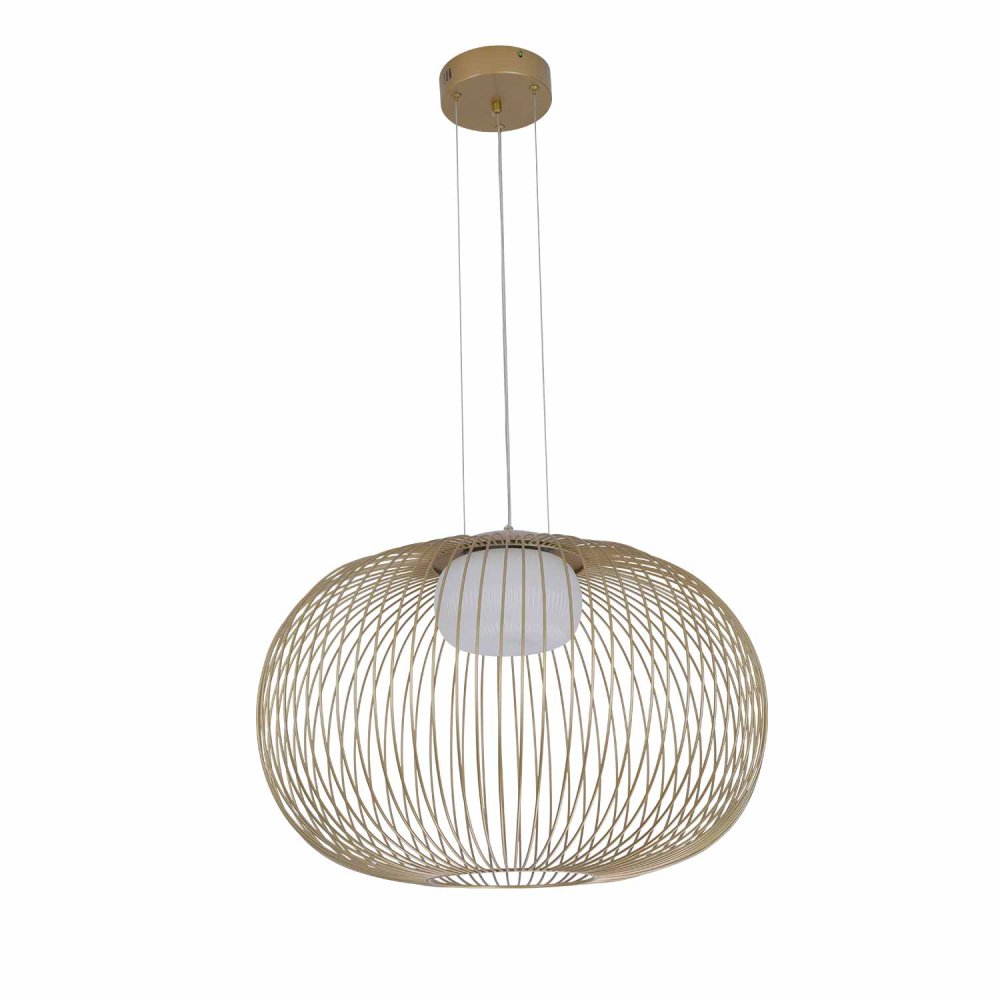 Lámpara de Techo Led Aris color Dorado - Lámpara de techo - UKUKHOME.com