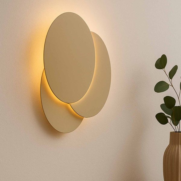 Aplique Led Decorativo Dorado Rumy - Aplique led - UKUKHOME.com