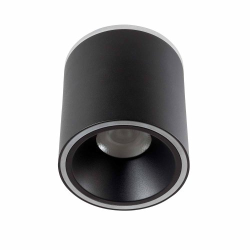 Foco Led de Superficie Cilíndrico Ø12Cm color Negro Trent - Foco led de superficie - UKUKHOME.com