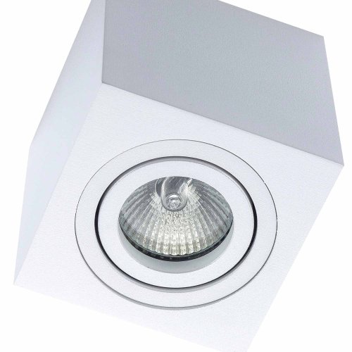 Foco de Superficie Cuadrado Orientable 9X9Cm color Blanco Linber - Foco led de superficie - UKUKHOME.com