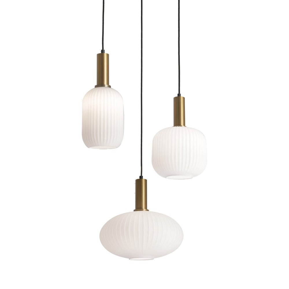 Lámpara Colgante 3 Luces Bruma - Lámpara colgante - UKUKHOME.com