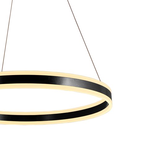 Lámpara de Techo Led Negra Ø80Cm Zirka - Lámpara de techo - UKUKHOME.com