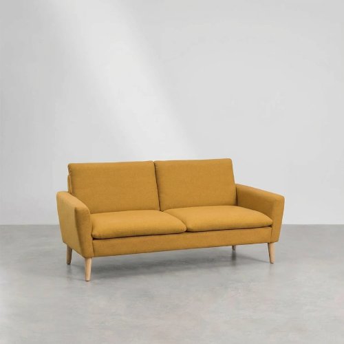 SOFA VIENA MOSTAZA - Sofás 2 plazas
