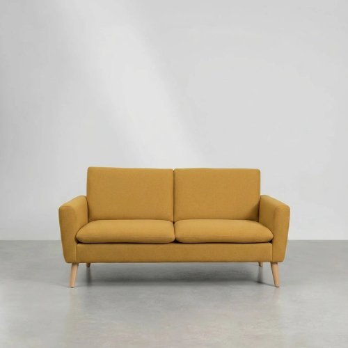 Sofá 2 plazas mostaza | Venta de Muebles Online