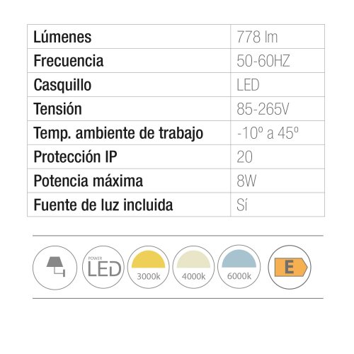 Aplique Led Decorativo Blanco Onyx - Aplique led - UKUKHOME.com