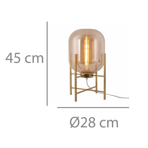 Lámpara de Mesa Aurora color Dorado - Lámpara de mesa - UKUKHOME.com