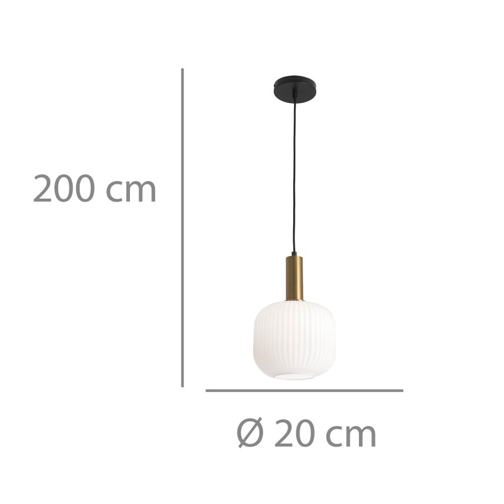 Lámpara Colgante 1Luz Noah - Lámpara colgante - UKUKHOME.com