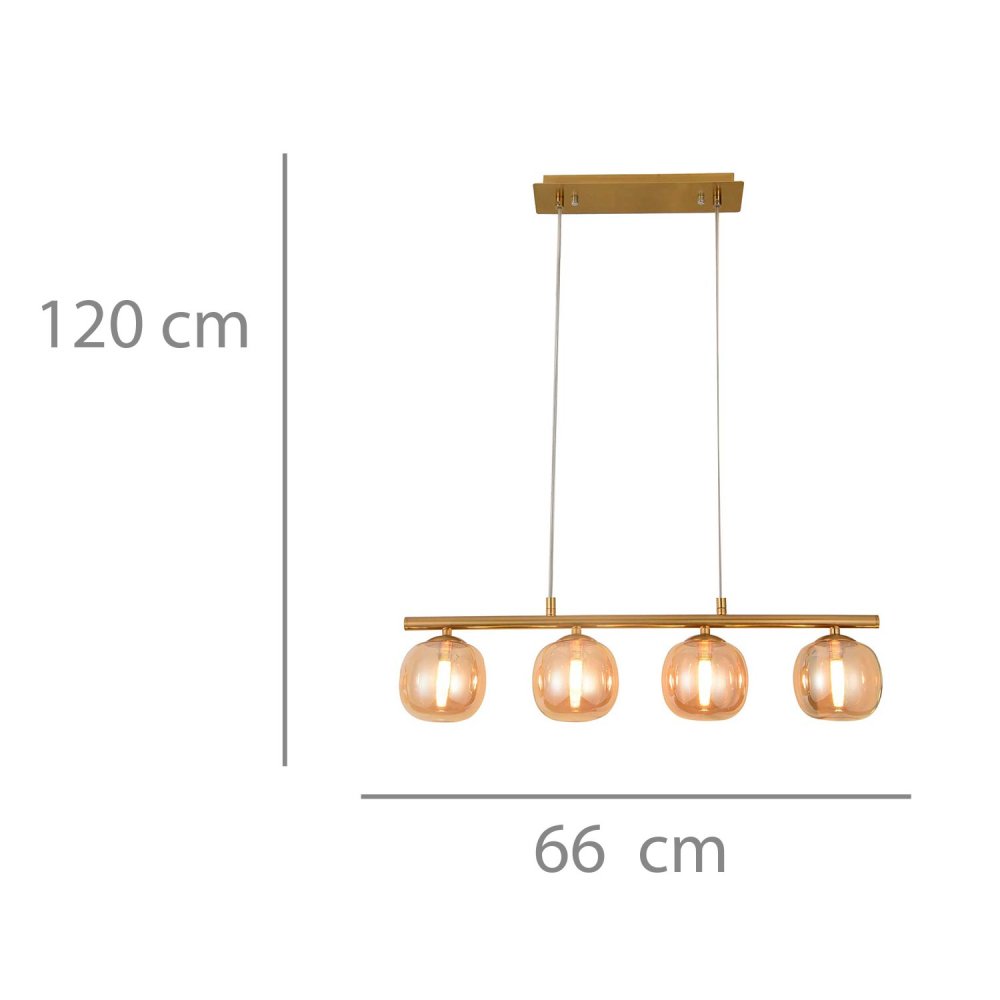 Lámpara De Techo Oko | 4 luzes