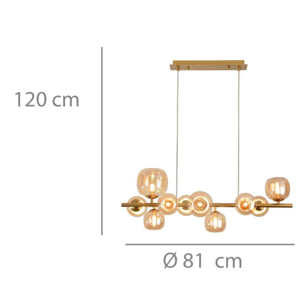 Lámpara Colgante Oko | 10 luzes