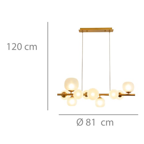 Lámpara Colgante Oko | 10 luzes