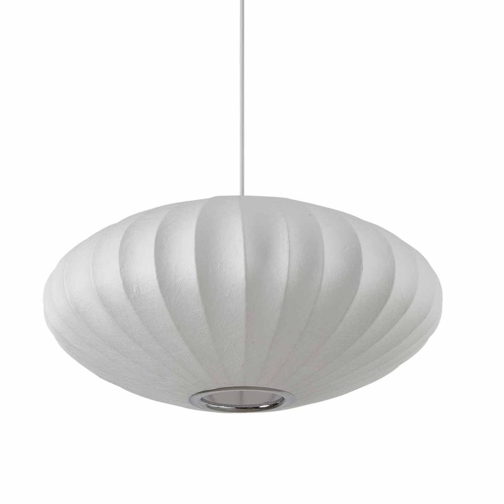 Lámpara Colgante 1 LUZ KATY Ø40CM SEDA ARTIFI | Eskriss