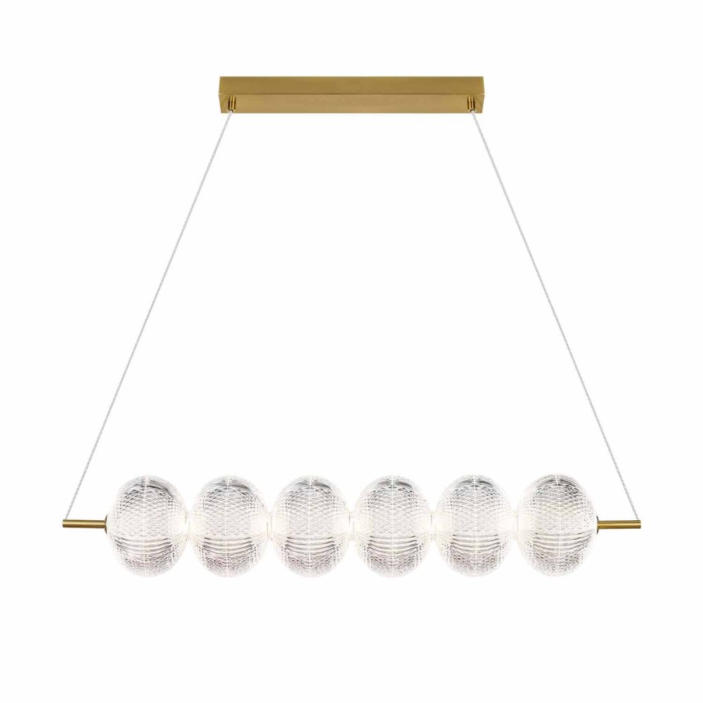 Lámpara Techo LED SALMA 6 TULIPAS ACRÍLICO Y  | Eskriss