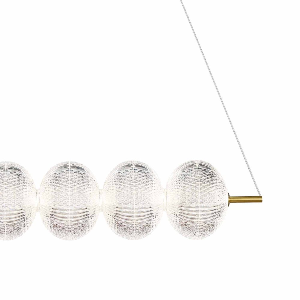 Lámpara Techo LED SALMA 6 TULIPAS ACRÍLICO Y  | Eskriss