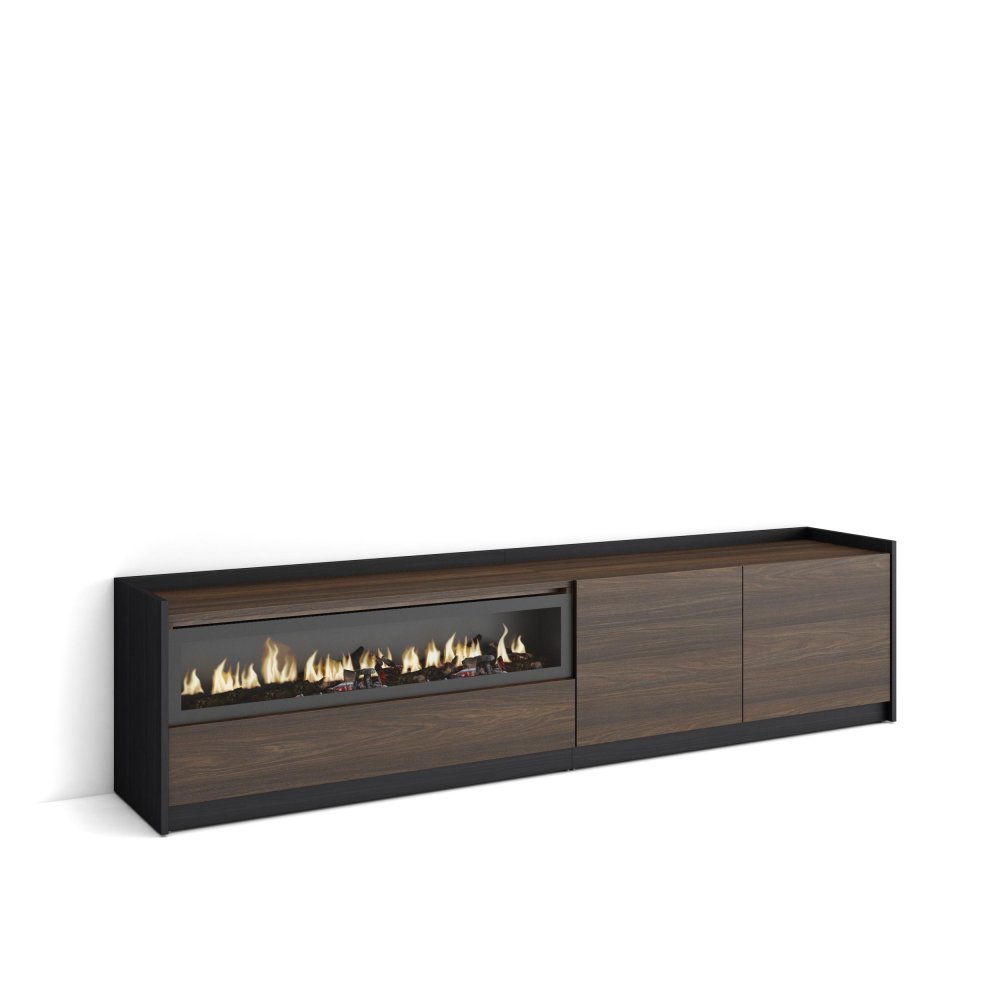 Mueble TV 207cm Chimenea LED TV 80" | Ukukhome