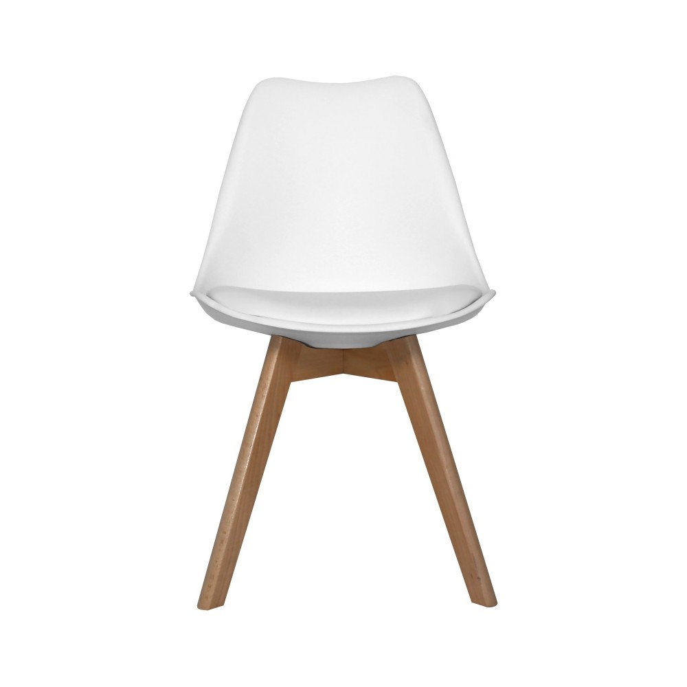 PACK 4 SILLAS NEW TOWER WOOD BLANCA EXTRA QUALITY - Pack de sillas 