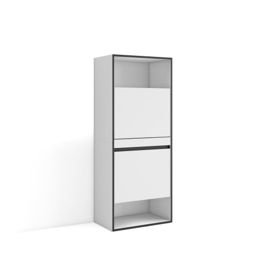 Zapatero Dormitorio 60x145 cm Blanco | 10 Pares Zapatos