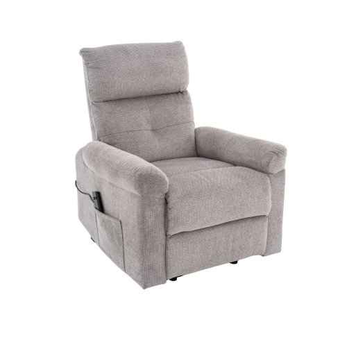 Sillón relax eléctrico tapizado gris