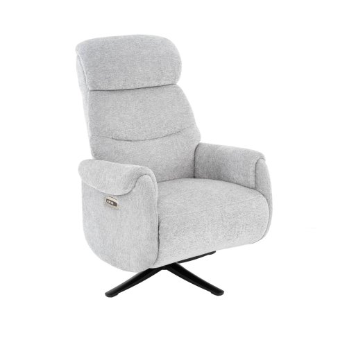 Sillón relax eléctrico gris claro – vista principal