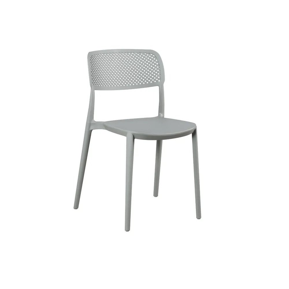 Silla Exterior Apilable Naia Gris | Ukukhome