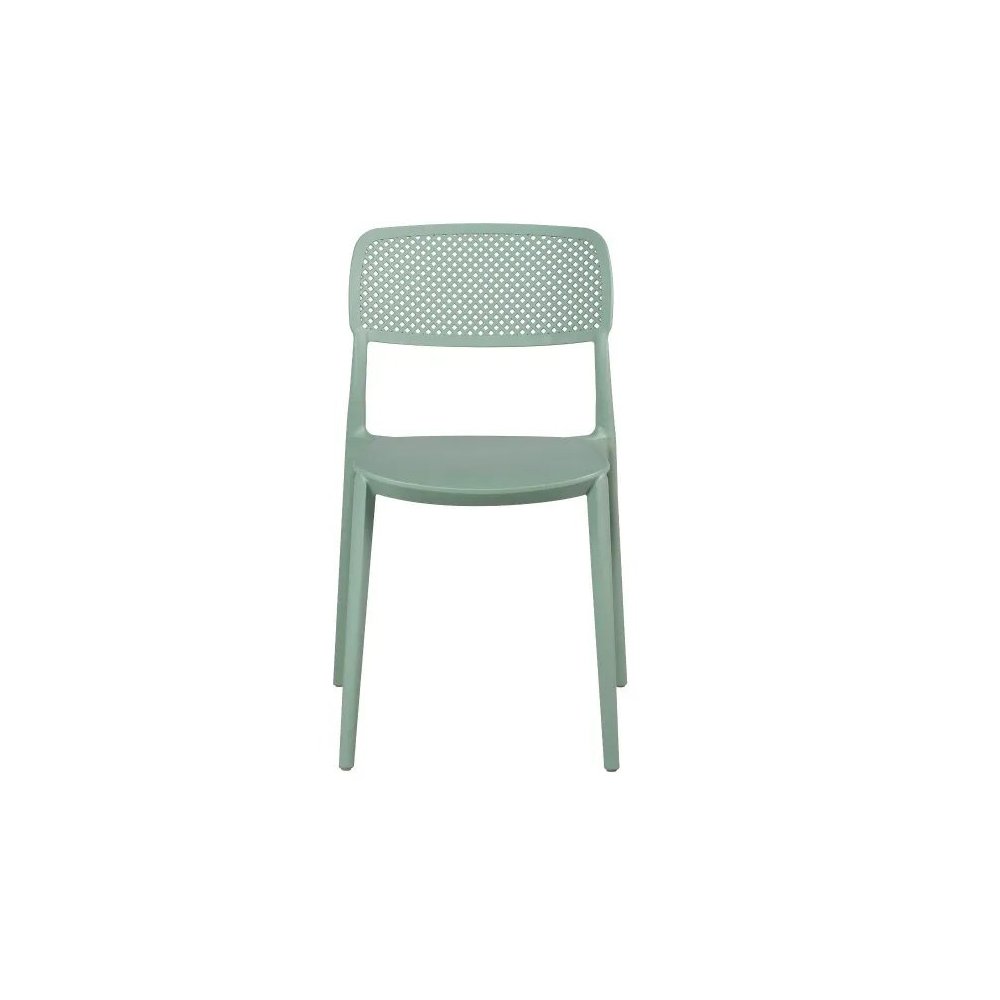 Silla Exterior Apilable Naia Verde Kale | Ukukhome