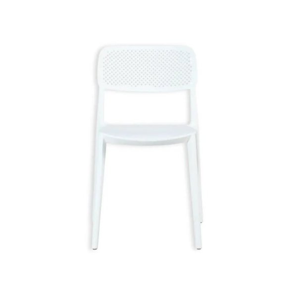 Silla Exterior Apilable Naia Blanca | Ukukhome 2