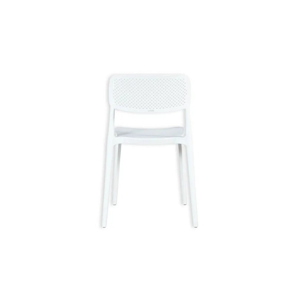 Silla Exterior Apilable Naia Blanca | Ukukhome