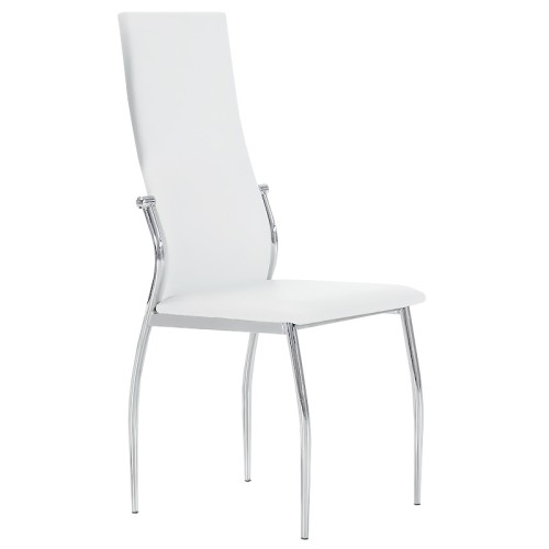 CHAISE TAPISSÉE BOSTON BLANCHE
