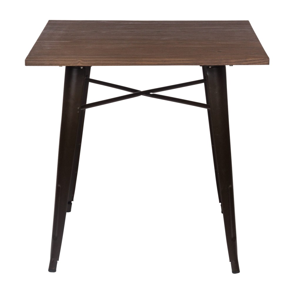 TABLE LANK WOOD 80X80 - Tables 