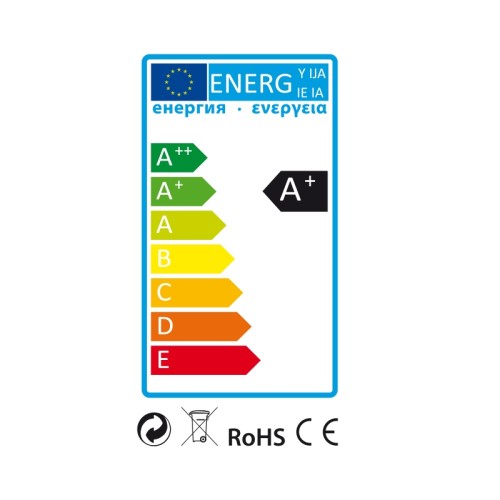 BOMBILLA DECORATIVA LED ORO E27 6W 2300K Ã˜12,5cm