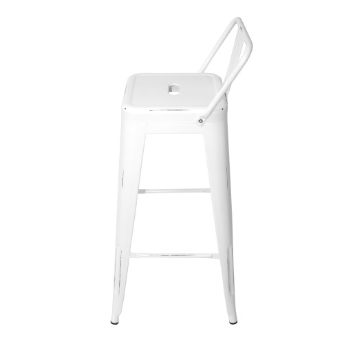 TABURETE LANK INDUSTRIAL CON RESPALDO