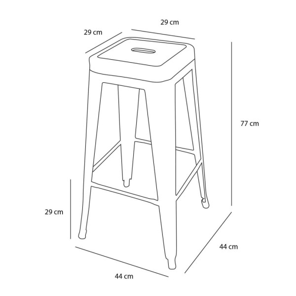 TABOURET LANK INDUSTRIEL 2