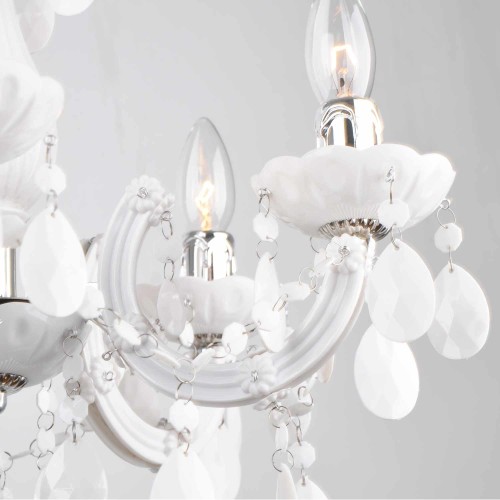 LÃMPARA DE TECHO MAGALÃ BLANCA