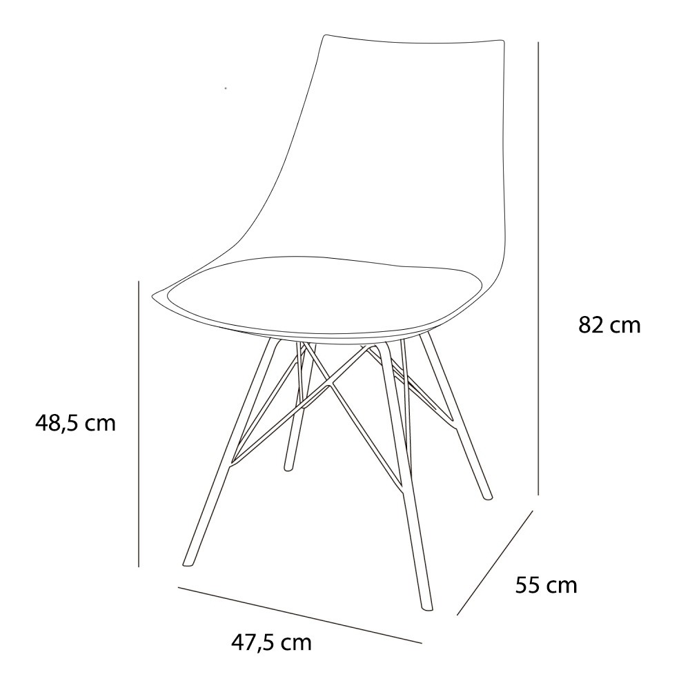 SILLA METAL MICCA
