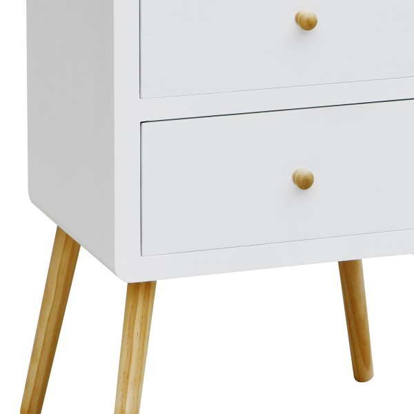 TABLE DE CHEVET 2 TIROIRS JENSEN 2