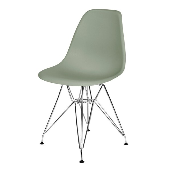 SET 4 CHAISES TOWER CHROME VERT KALE EXTRA QUALITY 2