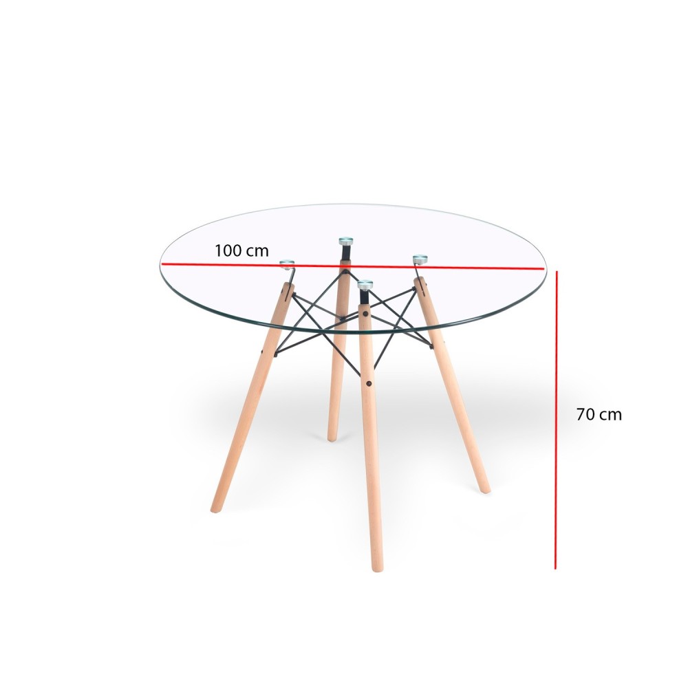MESA TOWER GLASS - Tables en berre 