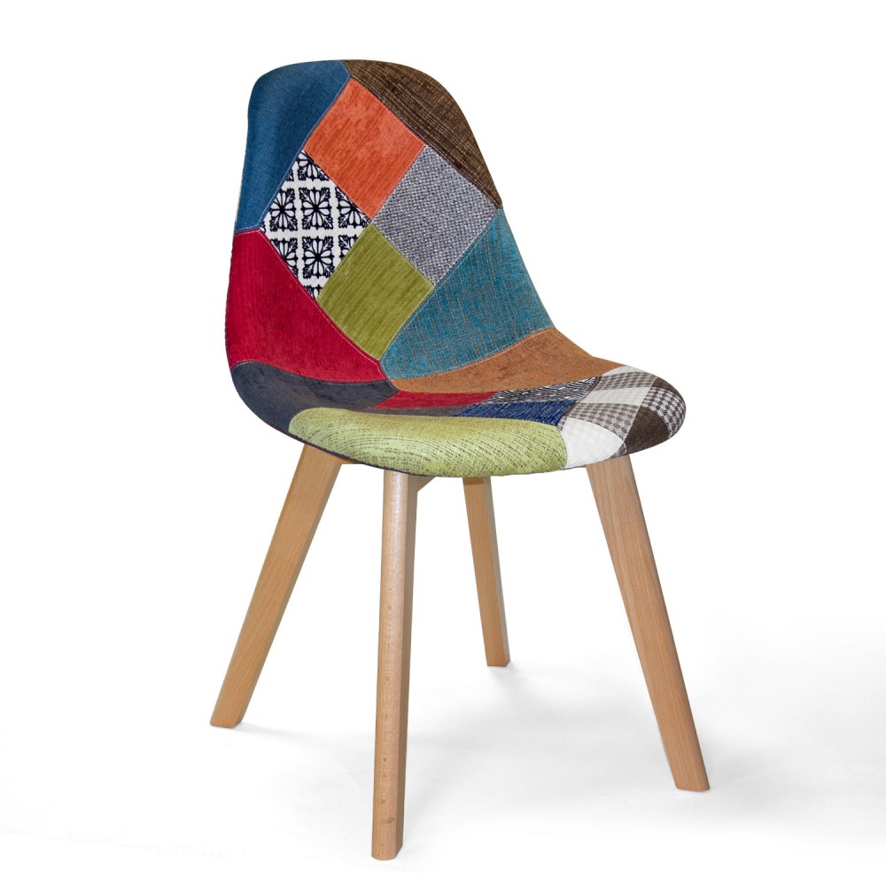 CHAISE TOWER WOOD COMBI PATCHWORK