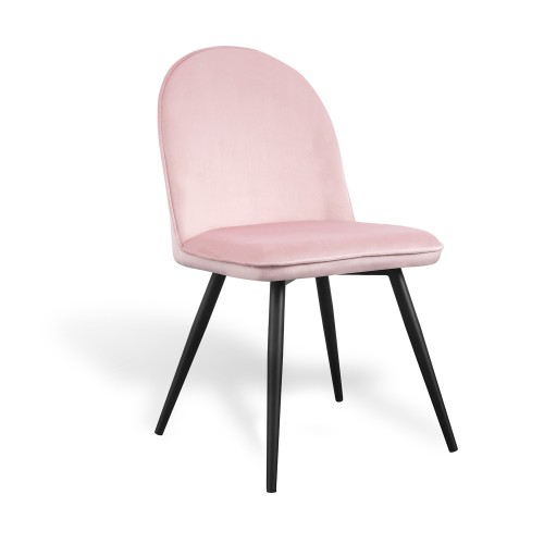 SILLA MADS VELVET BLACK