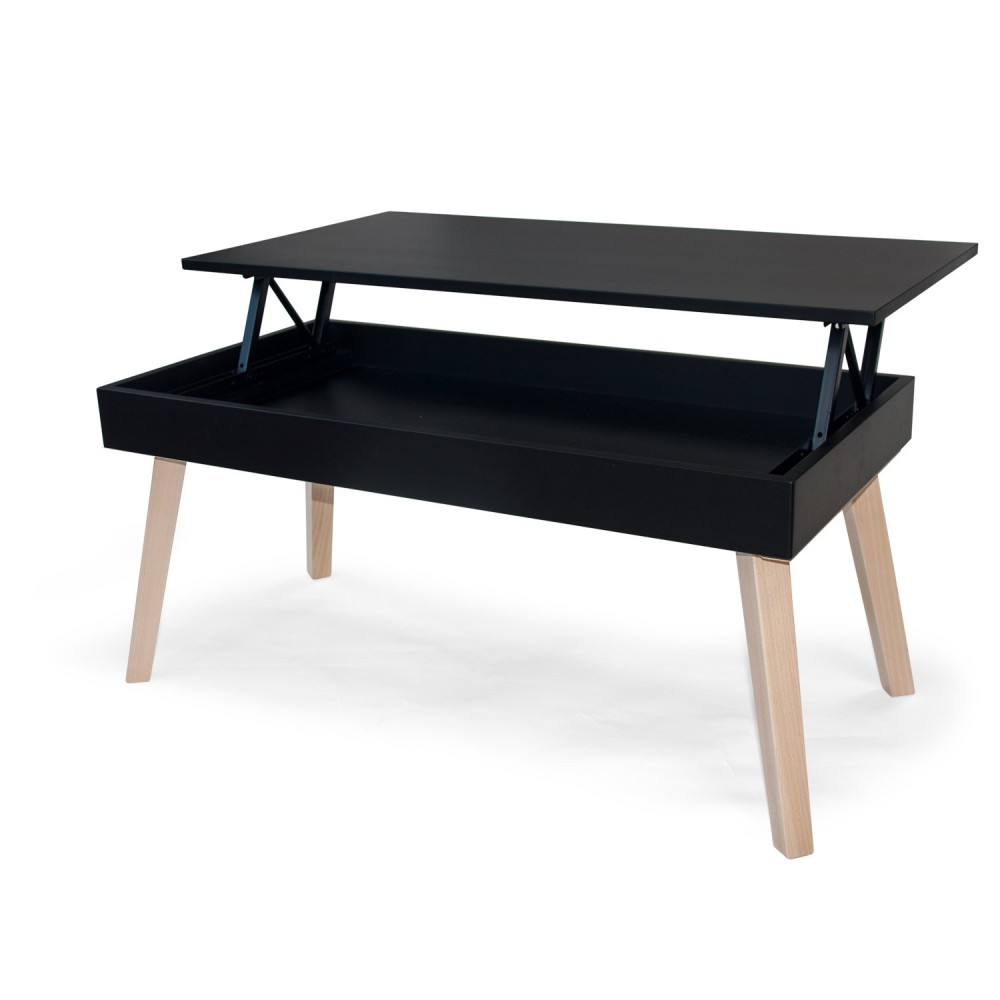 TABLE BASSE RELEVABLE KALES - Tables Basses Relevables 