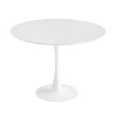 TABLE RONDE IBIZA BLANCHE Ø120 CM - Tables rondes 