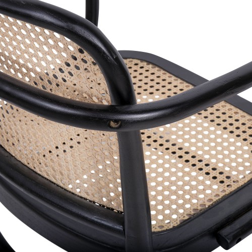 SILLA HOFFMAN BLACK REPOSABRAZOS