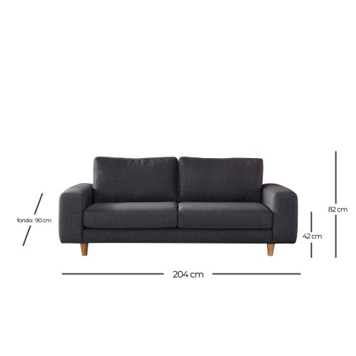 SOFA 3 PLAZAS MERLIN DE 204 CM