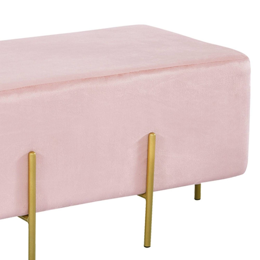PUFF REPOSE PIEDS RECTANGULAIRE MALLOW VELVET - Poufs 