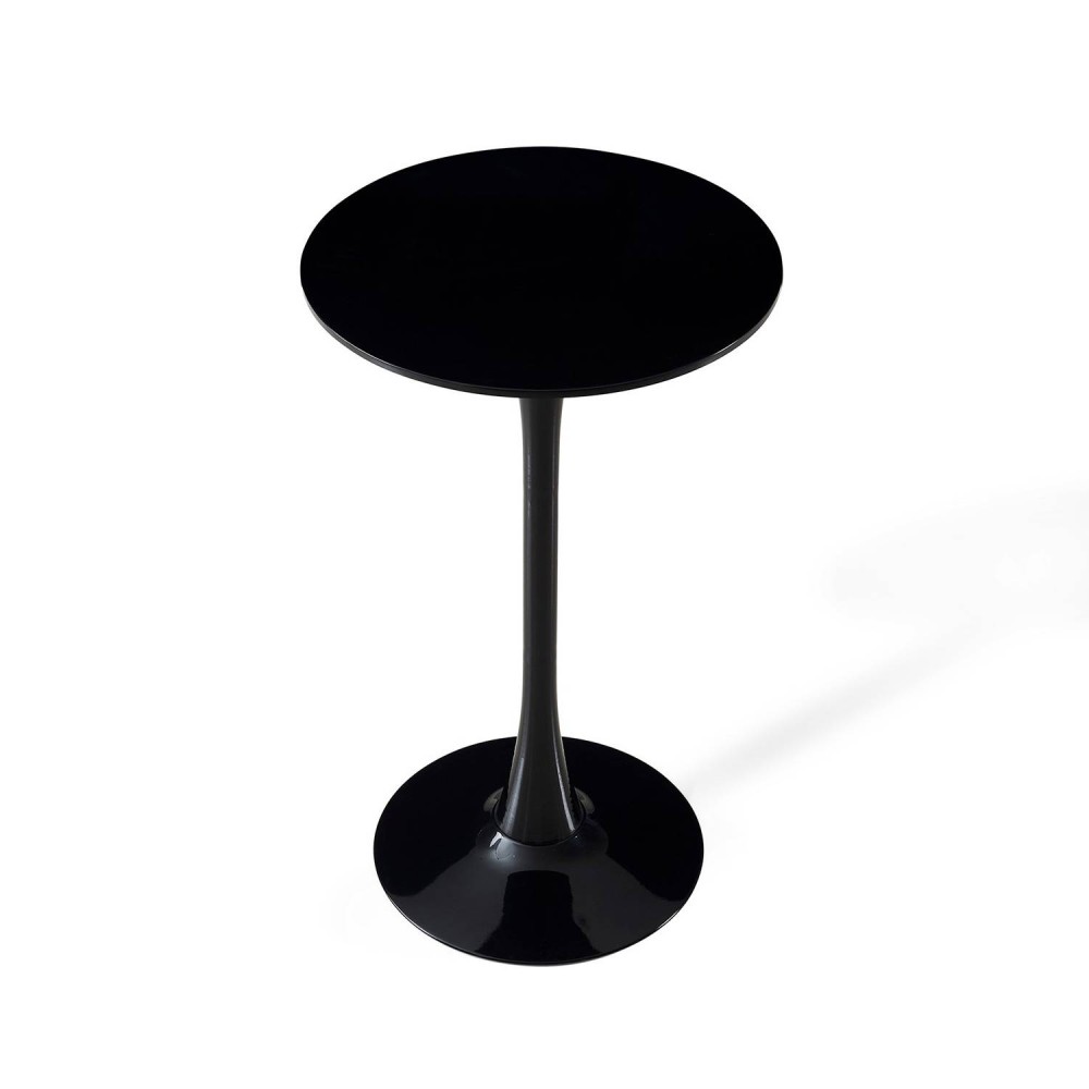 MESA ALTA IBIZA BLACK Ø60 CM - Tables de bar 