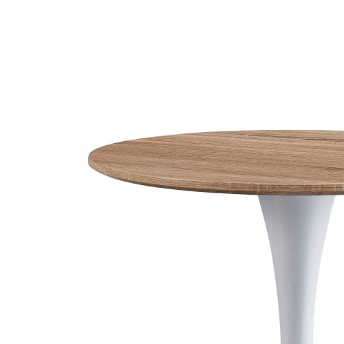 MESA ALTA IBIZA WHITE-WOOD Ø60 CM - Tables de bar 